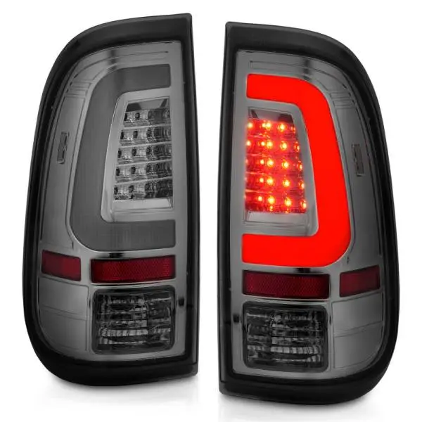ANZO 2008-2016 Ford F-250 LED Taillights Chrome Housing Smoke Lens (Pair) thumbnail 5
