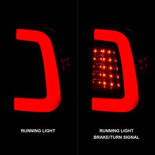 ANZO 2008-2016 Ford F-250 LED Taillights Chrome Housing Smoke Lens (Pair) thumbnail 9