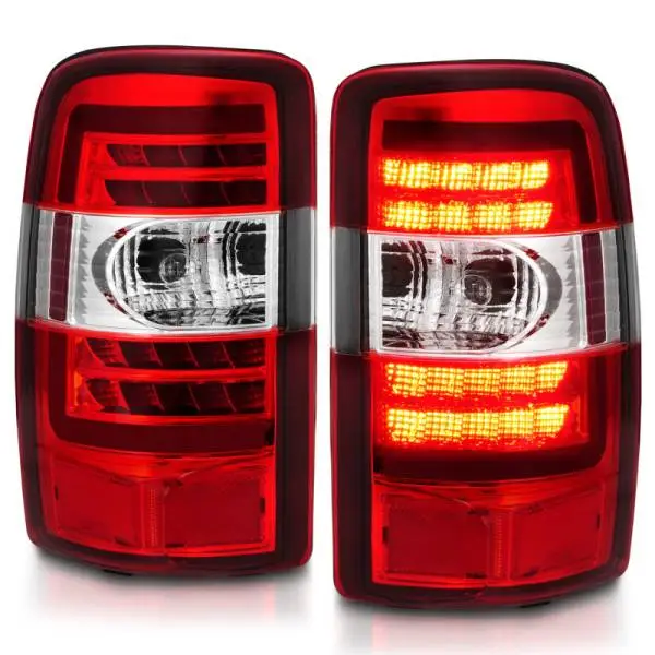ANZO 2000-2006 Chevrolet Tahoe LED Tail Lights w/ Red Lens Chrome Housing thumbnail 3