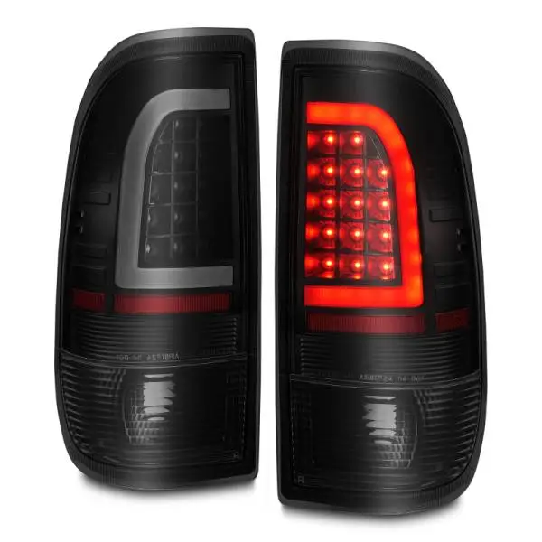 ANZO 1997-2003 Ford F-150 LED Tail Lights w/ Light Bar Black Housing Smoke Lens thumbnail 3