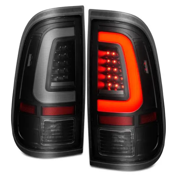 ANZO 2008-2016 Ford  F-250  LED Tail w/ Lights Bar Black Housing Smoke Lens thumbnail 8