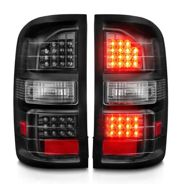 ANZO 2014-2018 GMC Sierra LED Tail Lights Black Housing Clear Lens thumbnail 14