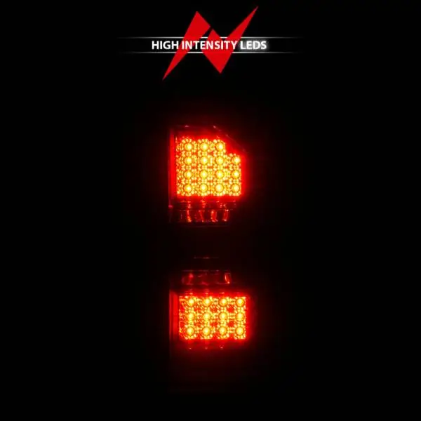 ANZO 2014-2018 GMC Sierra LED Tail Lights Black Housing Smoke Lens thumbnail 6