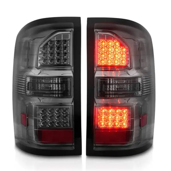 ANZO 2014-2018 GMC Sierra LED Tail Lights Black Housing Smoke Lens thumbnail 14