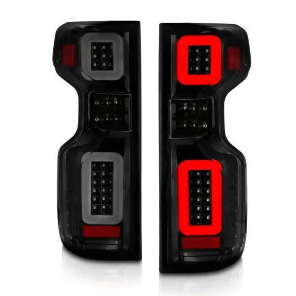ANZO 19-21 Chevy Silverado Work Truck Full LED Taillights Blk Housing Smoke Lens G2 (w/C light Bars) thumbnail 14