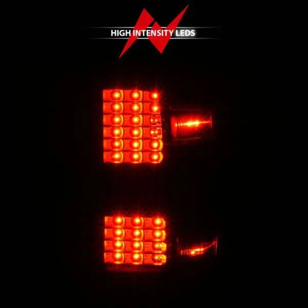 ANZO 15-19 Chevy Silverado 2500HD/3500HD (Factory Halogen Only) LED Tail Lights Black w/Clear Lens thumbnail 13