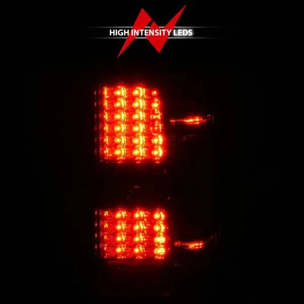 ANZO 15-19 Chevy Silverado 2500HD/3500HD (Halgn Only) LED Tail Lights w/Smoke Light Bar & Clear Lens thumbnail 6