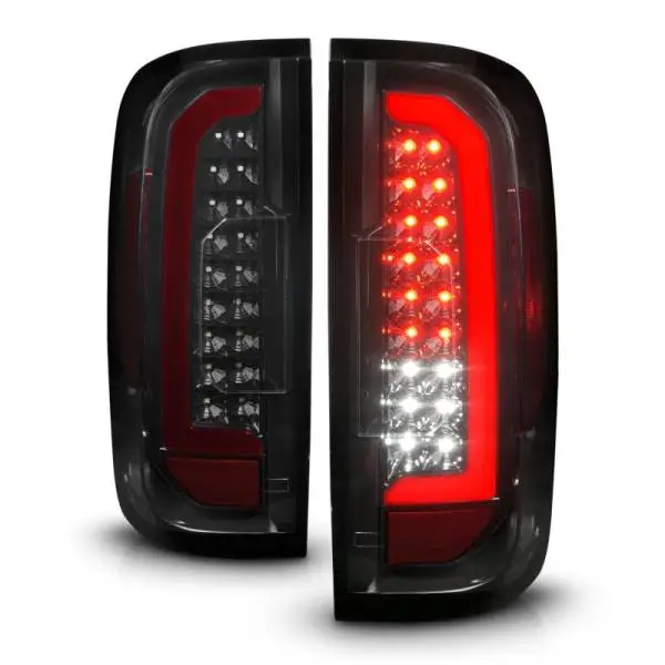 ANZO 15-21 Chevrolet Colorado Full LED Tail Lights w/ Red Lightbar Black Housing Smoke Lens thumbnail 6