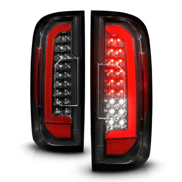 ANZO 15-21 GMC Canyon Full LED Taillights w/ Red Lightbar Black Housing/Clear Lens thumbnail 8