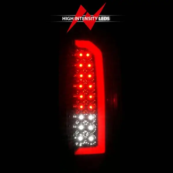 ANZO 15-21 GMC Canyon Full LED Taillights w/ Red Lightbar Black Housing/Clear Lens thumbnail 13