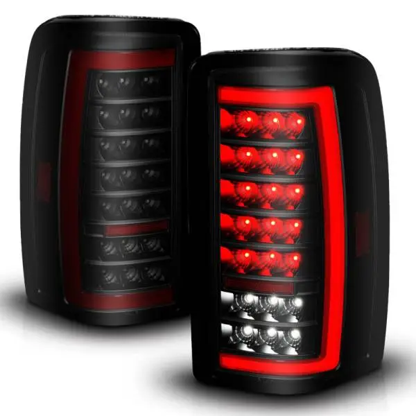 ANZO 00-06 Chevrolet Tahoe / GMC Yukon Full LED Taillights w/ Lightbar Black Housing/Smoke Lens thumbnail 8