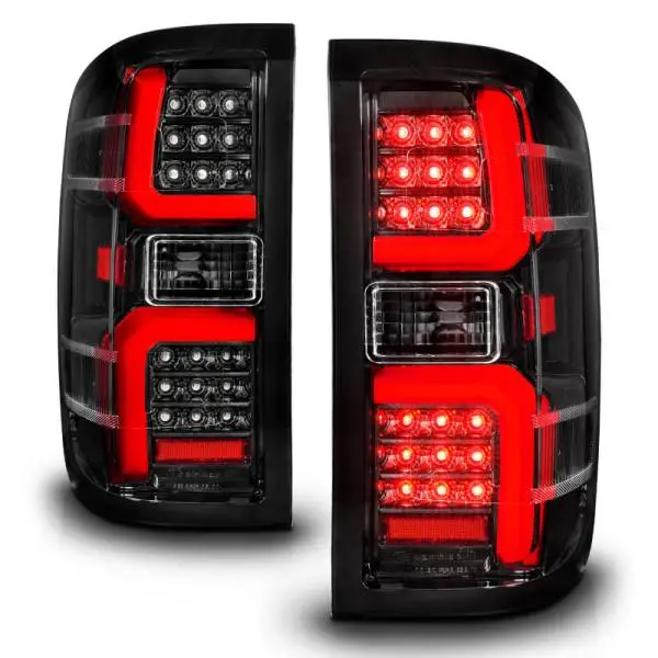 ANZO 15-19 Chevrolet Silverado 2500 HD/3500 HD LED Taillight w/ Sequential Black Housing/Clear Lens thumbnail 8