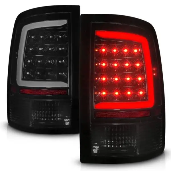 ANZO 09-18 Dodge Ram 1500 Full LED Taillights w/ Sequential Black Housing/Smoke Lens thumbnail 3