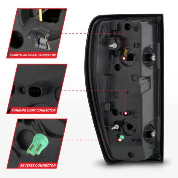 ANZO 19-23 GMC Sierra 1500/2500HD/3500HD Black Replacement Full LED Bar Tail Light thumbnail 6