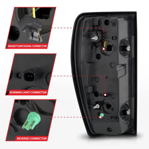 ANZO 19-23 GMC Sierra 1500/2500HD/3500HD Black Replacement Full LED Bar Tail Light thumbnail 11