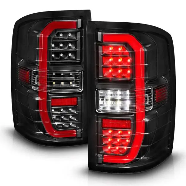 ANZO 14-18 GMC Sierra 1500 Full LED Taillights Black Housing Clear Lens (w/C Light Bars) thumbnail 8