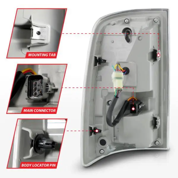 ANZO 09-18 Dodge Ram 1500 Sequential LED Taillights Smoke Black thumbnail 11