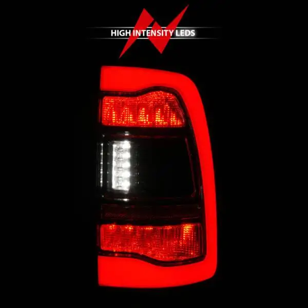 ANZO 09-18 Dodge Ram 1500 Sequential LED Taillights Smoke Black thumbnail 12