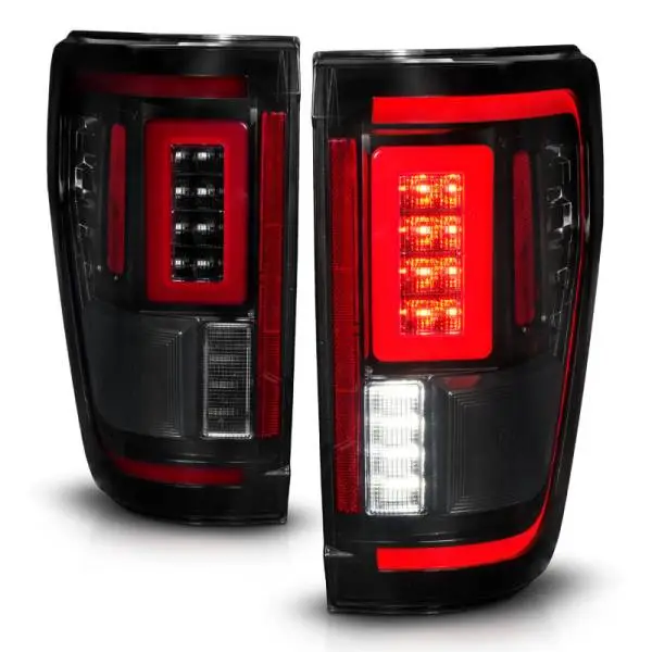 ANZO 21-23 Ford F-150 LED Taillights Seq. Signal w/BLIS Cover - Black Smoke thumbnail 8