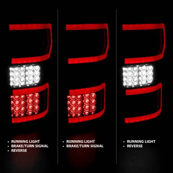 ANZO 18-19 Ford F-150 LED Taillights Smoke thumbnail 7