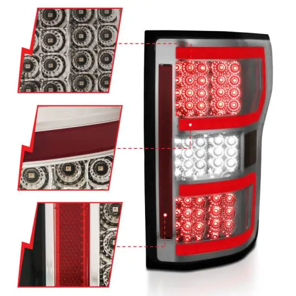 ANZO 18-19 Ford F-150 LED Taillights Smoke thumbnail 8
