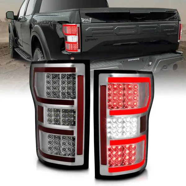 ANZO 18-19 Ford F-150 LED Taillights Chrome thumbnail 5