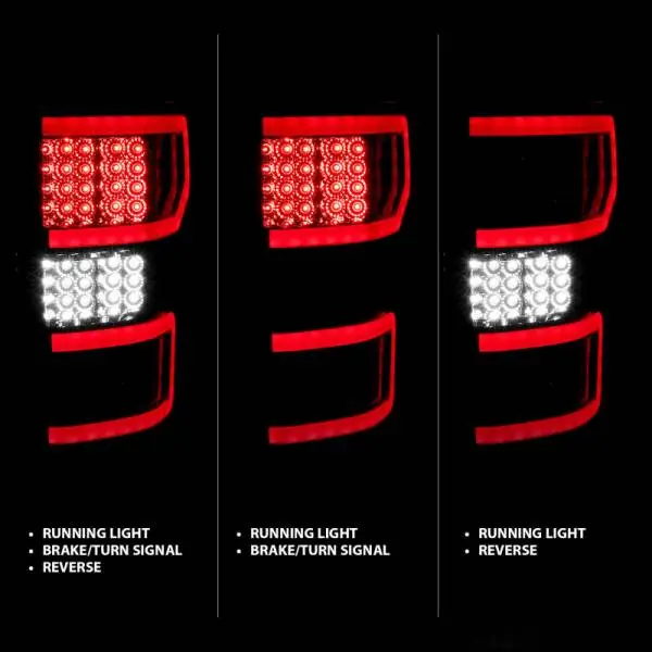ANZO 18-19 Ford F-150 LED Taillights Chrome thumbnail 7