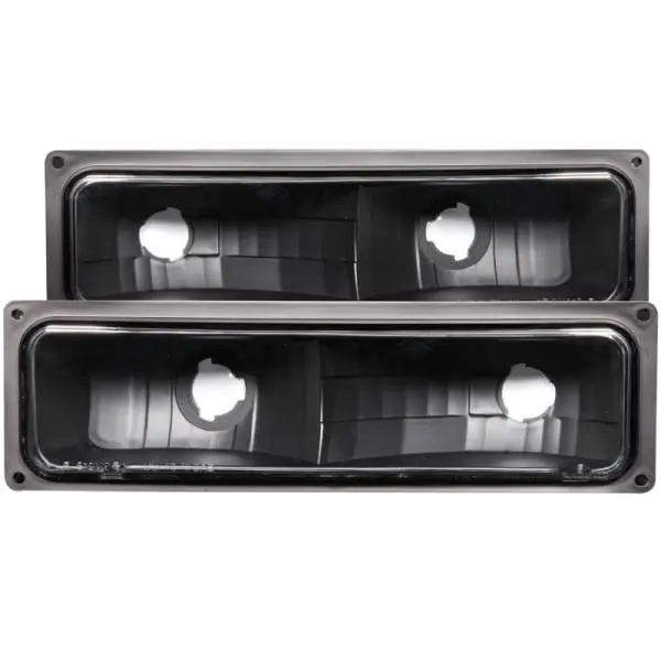 ANZO 1988-1998 Chevrolet C1500 Euro Parking Lights Black thumbnail 2