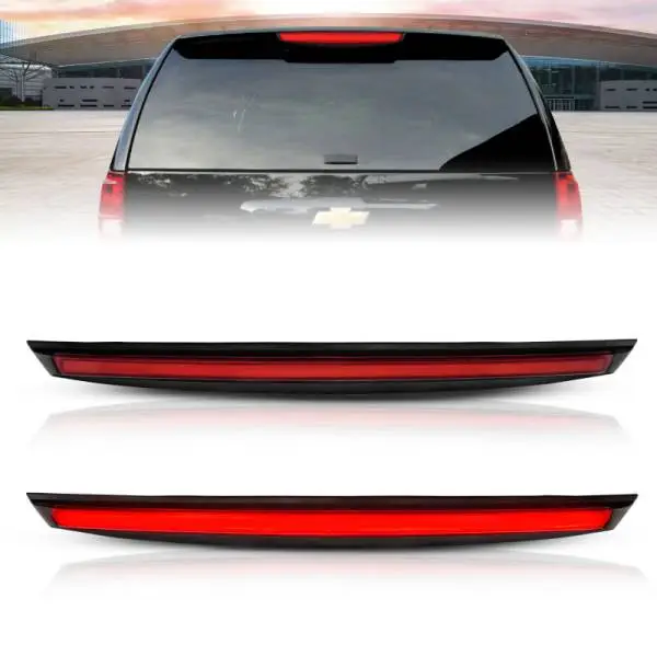 ANZO 2007-2014 Chevrolet Suburban 1500 LED 3rd Brake Light Black Housing Red Lens w/ Spoiler 1pc thumbnail 2