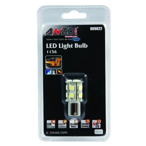 ANZO LED Bulbs Universal LED 1156 White - 13 LEDs 1 3/4in Tall