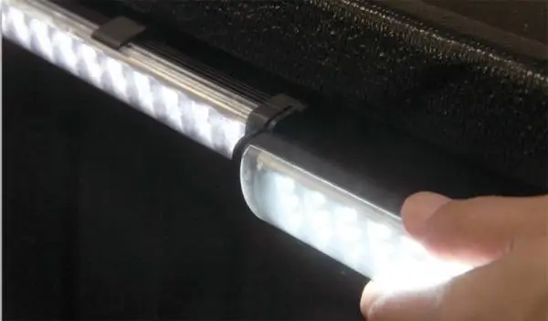 ANZO Bed Rail Lights Universal LED Utility Bar Black thumbnail 6