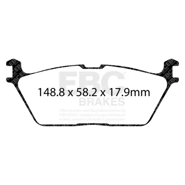 EBC 2019+ Ram 1500 (DT) Bluestuff Rear Brake Pads thumbnail 2