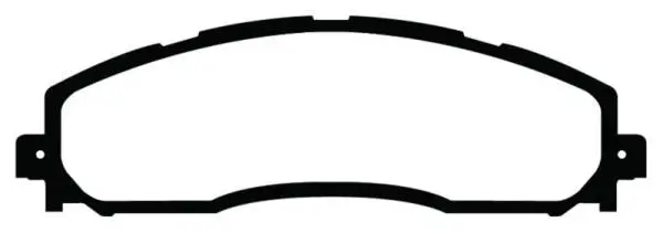 EBC 13+ Ford F250 (inc Super Duty) 6.2 (2WD) Greenstuff Rear Brake Pads image 2