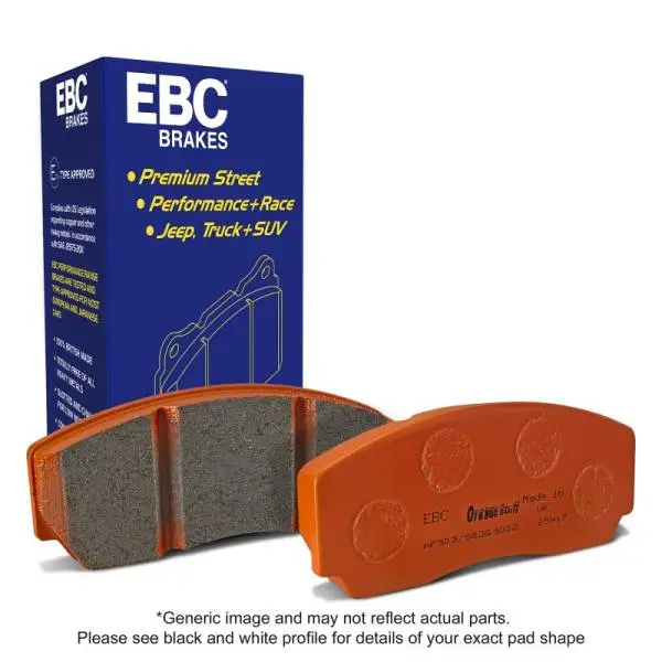 EBC 05-07 Ford F250 (inc Super Duty) 5.4 (2WD) Extra Duty Front Brake Pads image 5
