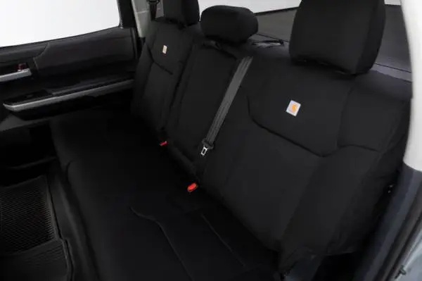 Covercraft 07-13 Chevrolet Silverado Carhartt Super Dux PrecisionFitSecond Row Seat Covers - Blk image 4