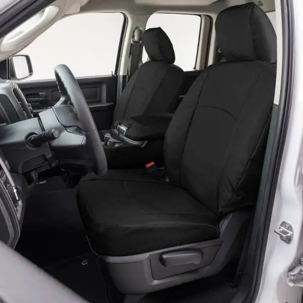 Covercraft 16-24 Chevrolet Express/GMC Endura PrecisionFitFront Row Seat Covers - Blk/Blk