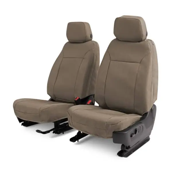 Covercraft 16-24 Chevrolet Express/GMC Endura PrecisionFit Custom Front Row Seat Covers - Tan/Tan thumbnail 4