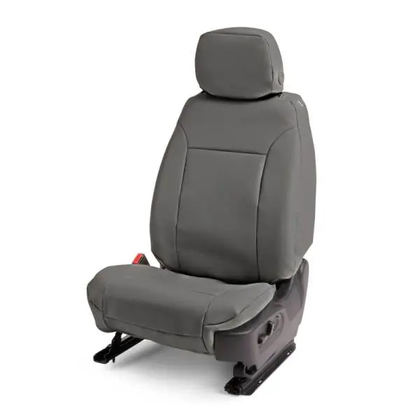 Covercraft 19-24 Chevrolet Silverado Leatherette PrecisionFit Custom Second Row Seat Covers - Stone image 7