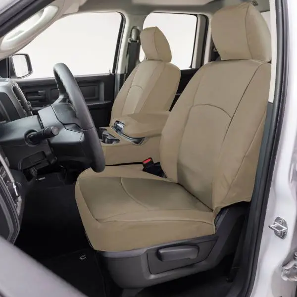 Covercraft 21-24 Chevrolet Tahoe/Suburban/ Endura PrecisionFitSecond Row Seat Covers - Tan/Tan