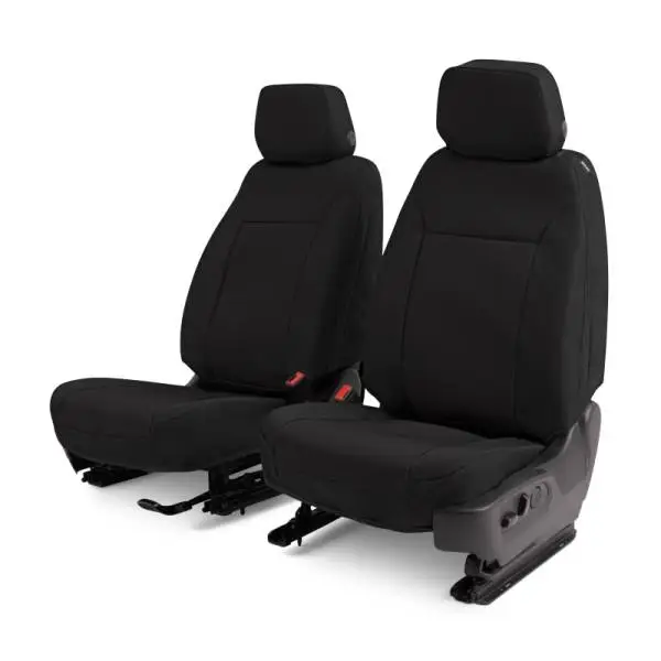 Covercraft 21-24 Chevy Tahoe/ Endura PrecisionFit Custom Third Row Seat Covers - Black/Black thumbnail 4