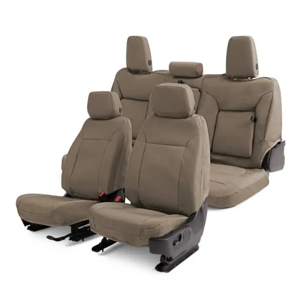 Covercraft 21-24 Chevy Tahoe/ Endura PrecisionFit Custom Third Row Seat Covers - Tan/Tan thumbnail 6