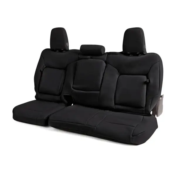 Covercraft 21-24 Chevy Tahoe/ Leatherette PrecisionFit Custom Third Row Seat Covers - Black thumbnail 5