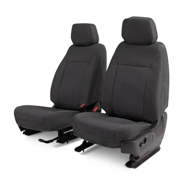 Covercraft 21-24 Chevrolet Tahoe/ Endura PrecisionFitFront Row Seat Covers - Charcoal/Charcoal image 4