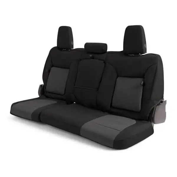 Covercraft 22-24 Chevrolet Silverado Endura PrecisionFitFront Row Seat Covers - Blk/Charcoal thumbnail 7