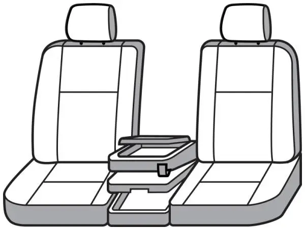 Covercraft 22-24 Chevrolet Silverado Endura PrecisionFitFront Row Seat Covers - Charcoal/Charcoal thumbnail 3