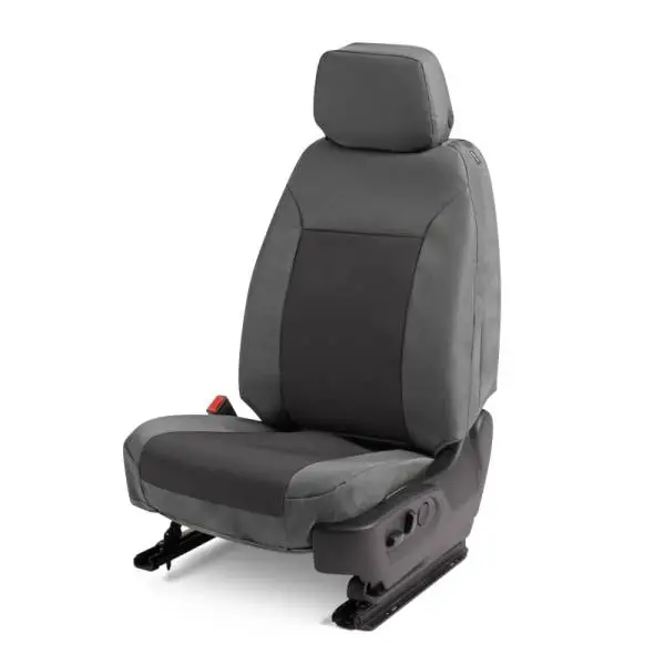 Covercraft 22-24 Chevrolet Silverado Endura PrecisionFitFront Row Seat Covers - Silver/Charcoal thumbnail 7