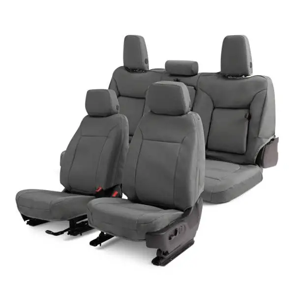 Covercraft 22-24 Chevrolet Silverado Endura PrecisionFitFront Row Seat Covers - Silver/Silver thumbnail 6