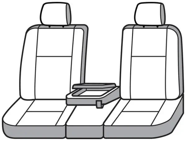 Covercraft 22-24 Chevrolet Silverado Endura PrecisionFitFront Row Seat Covers - Charcoal/Charcoal image 3