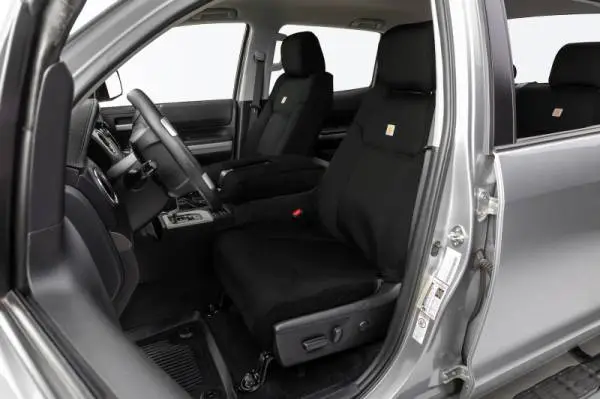 Covercraft 02-05 Dodge Ram Carhartt Super Dux PrecisionFit Custom Front Row Seat Covers - Black