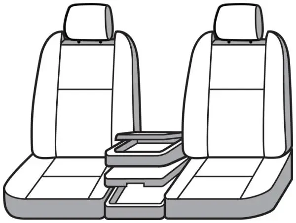 Covercraft 13-18 Dodge Ram Endura PrecisionFit Custom Front Row Seat Covers - Black/Charcoal image 7